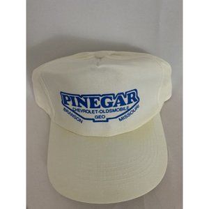 Pinegar Chevrolet Olds Roped Vintage Snapback Ball Cap Hat